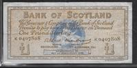 SCOTLAND 1 Pound "Série K" -