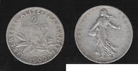FRANCE 2 Francs Semeuse. Säerin de O.Rity . -