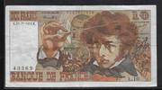 FRANCE 10 Francs 23.11.1972 Berlioz Alphabet: L.10 . Sehr schön 25.10 元 含税 ＋  309.59 元 运费