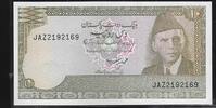 PAKISTAN 10 Rupees Mohammed Ali Jinnah. Serie: JAZ . -