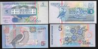 SURINAME 2X 5 Gulden -