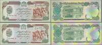 AFGHANISTAN. 500 AFGHANIS. -1979- et -1991-. 2 Notes . Fast NEU. I-. 37.65 元 含税 ＋  309.59 元 运费