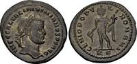 Roman Imperial Follis Galerius AD 305-311, AE silvered Follis (29mm, 9.31 gram) Cyzicus 306 -