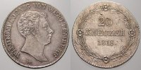 Württemberg 20 Kreuzer Wilhelm I. 1816-1864. -