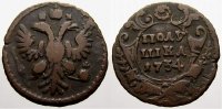 Russland Polushka Zarin Anna Ivanovna 1730-1740. -