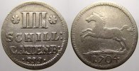 Lauenburg 4 Schilling Georg Wilhelm von Braunschweig-Lüneburg-Celle 1689-1705. -