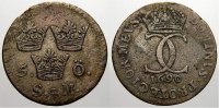 Schweden 5 Öre 1 Karl XI. 1660-1697. -