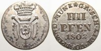 Schaumburg-Lippe 4 Pfennig 1802 Georg Wilhelm unter Vormundschaft seiner... 418.36 元 含税 ＋  209.18 元 运费