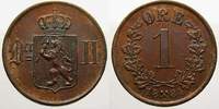 Norwegen 1 Öre 1 Oskar II. 1872-1905. -