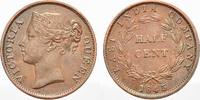 Straits Settlements Cu Half Cent Britische Kolonie 1837-1939. -