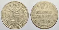 Hildesheim, Bistum 1/6 Taler Friedrich Wilhelm von Westfalen 1763-1789. -