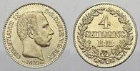 Dänemark 4 Skilling rigsmont Christian IX. 1863-1906. -