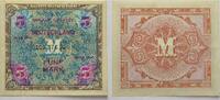 Die Deutschen Banknoten ab 1871 5 Mark Deutschland unter allierter Besatzung 1944-1948. -