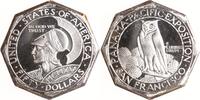 USA Oktagonale Silbermedaille Panama-Pacific Exposition. -