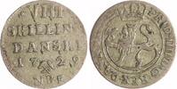 Norwegen 8 Skilling Friedrich IV. 1699-1730 -