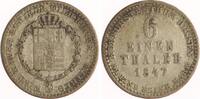 Hessen-Kassel 1/6 Taler Wilhelm II. 1821-1847 -