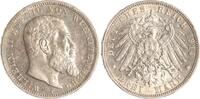Württemberg 3 Mark Wilhelm II. 1891-1918. -