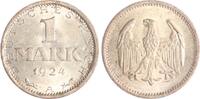 Weimarer Republik 1 Mark 1924 A Fast Stempelglanz 418.36 元 含税 ＋  83.67 元 运费