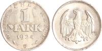 Weimarer Republik 1 Mark 1924 J Vorzüglich 251.02 元 含税 ＋  83.67 元 运费