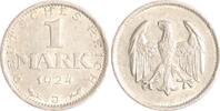 Weimarer Republik 1 Mark 1924 J Sehr schön - vorzüglich 167.34 元 含税 ＋  83.67 元 运费