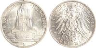 Sachsen 3 Mark Friedrich August III. 1904-1918. -