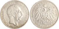 Sachsen 5 Mark Albert 1873-1902. -