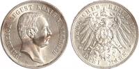 Sachsen 3 Mark Friedrich August III. 1904-1918. -