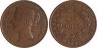 Straits Settlements 1 Cent Victoria 1837-1901. -