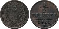 RDR Cu-1/2 Kreuzer Franz Joseph, 1848-1916 -