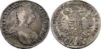 RDR 1/2 Konventionstaler Maria Theresia, 1740-1780, seit 1741 Königin von Ungarn, 1743 Königin von Böhmen -