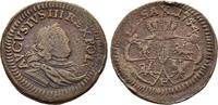 Polen Cu-Groschen (3 Schillinge) Königreich August III., 1733-1763, Kurfürst von Sachsen -
