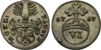 Mühlhausen, Stadt 6 Pfennig -