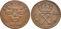 Schweden Cu-Öre Königreich Ulrika Eleonora, 1718-1720 -