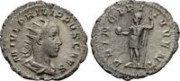 Kaiserliche Prägungen Antoninian Philippus I. Arabs für Philippus II. -