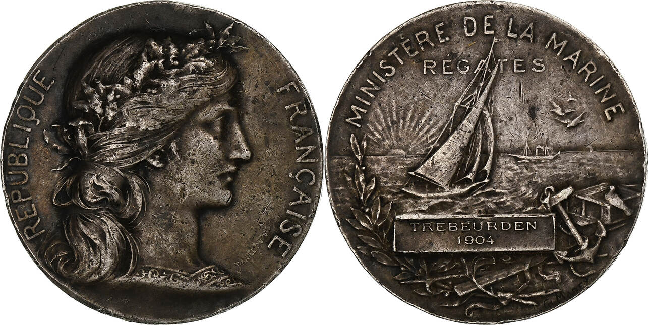 SEA AND NAVY : SHIPS AND BOATS Médaille, Centenaire de la Maison Denis