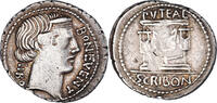 Denarius Coin, Scribonia, Rome, Silver, Crawford:416/1a -