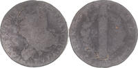 France 2 Sols Coin, 2 sols françois, Paris, Bronze, KM:603.1 -