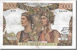 France 5000 Francs Banknote, 5 000 F 1949-1957 ''Terre et Mer'' -