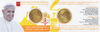 VATICAN CITY 50 Euro Cent Coin card N°8, Brass -
