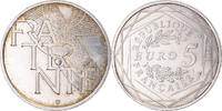 France 5 Euro Fraternité, Silver -