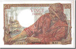 France 20 Francs Banknote, 20 F 1942-1950 ''Pêcheur'', 1943-04-15 -