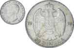Yugoslavia 20 Dinara Coin, Petar II, Silver, KM:23 -