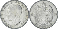 Yugoslavia 20 Dinara Coin, Petar II, Silver, KM:23 -