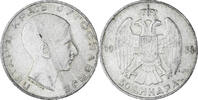 Yugoslavia 50 Dinara Coin, Petar II, Silver, KM:24 -