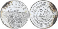 Liberia 5 Dollars Coin, Silver, KM:562 -