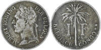 Belgian Congo Franc 1928 Coin, Copper-nickel, KM:21 S 85.76 元  ＋  41.42 元 运费