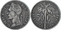 Belgian Congo 50 Centimes 1922 Coin, Copper-nickel, KM:23 SS 91.62 元  ＋  41.42 元 运费