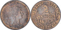 France 2 Centimes Coin, Dupuis, Paris, Bronze, KM:841 -