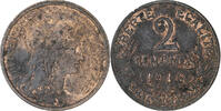 France 2 Centimes Coin, Dupuis, Paris, Bronze, KM:841 -