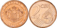 Monaco 2 Euro Cent Rainier III, Paris, Copper Plated Steel -